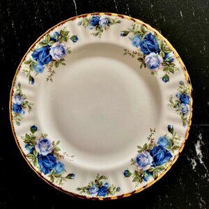 Royal Albert Memory Lane Saucers Bone China Set of 7 England c.1970s EUC